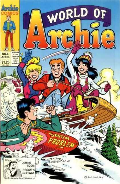 World of Archie 8 - Veronica - Betty - Redhead - Reggie - Sled