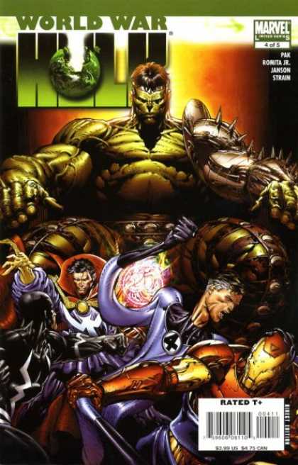 World War Hulk 4 - Monstrous - Muscles - Magic - Iron Man - Apocalypse - David Finch