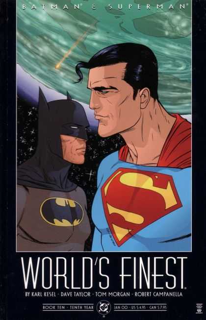 World's Finest (1999) 10 - Batman - Superman - Hood - Bat Symbol - Big Red S