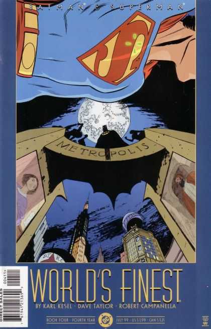 World's Finest (1999) 4 - Batman - Superman - Metropolis - Daily Planet - Full Moon