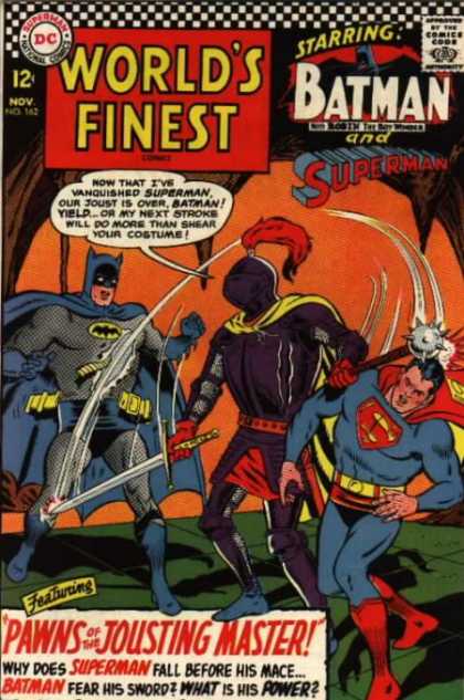 World's Finest 162 - Batman - Superman - November - Sword - Pawns Of The Jousting Master