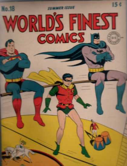 World's Finest 18 - Superheroes - Robin - Batman - Superman - Circus