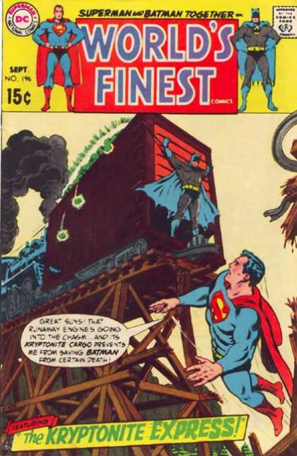 World's Finest 196 - Superman And Batman - No 196 - The Kryptonite Express - Train - Sept
