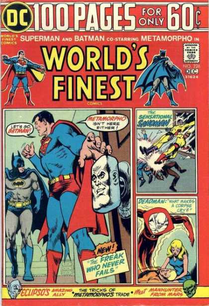World's Finest 226 - Superman - Batman - Metamorpho - Sandman - Deadman