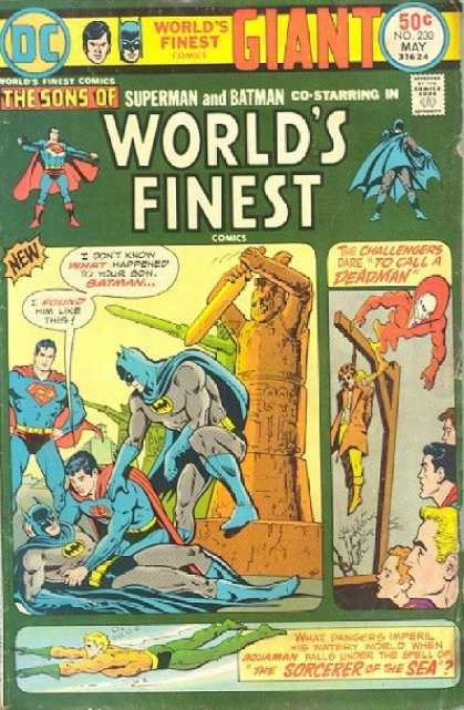 World's Finest 230 - Superman - Batman - Aquaman - The Sorcerer Of The Sea - Gallows
