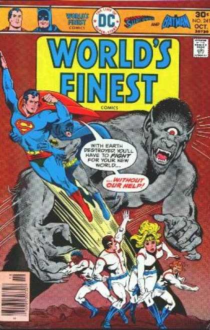 World's Finest 241 - Superman - Without Our Help - Cyclops - October - No 241