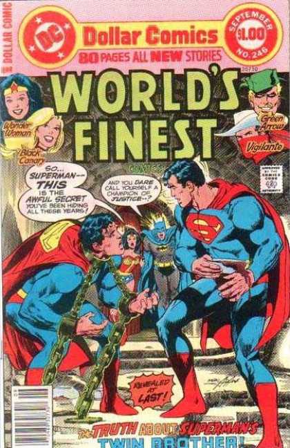 World's Finest 246 - Dc Comics - Wonder Woman - Black Canary - Green Arrow - Vigilante