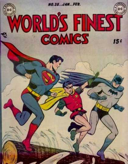 World's Finest 38 - Superman - National Comics - Dc - Belt - Janfeb