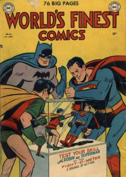 World's Finest 45 - Fight - Game - Test Your Skill - Robin - Superman