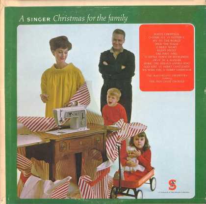 Worst Xmas Album Covers - A singer Christmas for the family