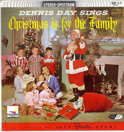 Worst Xmas Album Covers - Daddy, Santa scares me!