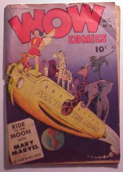 Wow Comics 16 - Ark - Moon - Zebra - Monkey - Elephant