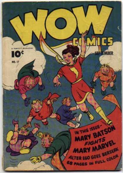 Wow Comics 17 - September - Mary Batson - Mary Marvel - No17 - Shoe