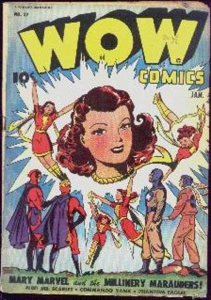 Wow Comics 32 - Redhead - January - 10 Cents - Female - Superhero