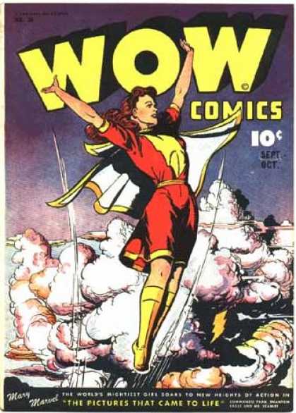 Wow Comics 38 - Sept-oct - Mary Marud - Clauds - The Pictures Came To Life - Woman