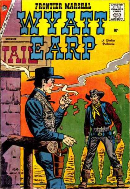 Wyatt Earp 22 - Jail - Gun Slingers - Wild West - Cigarette - Guns - Dick Ayers, Jack Kirby
