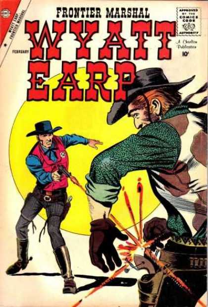 Wyatt Earp 23 - Frontier Marshal - Cowboys - Guns - Sun - Cowboy Hats