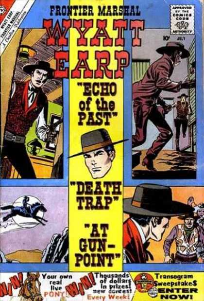 Wyatt Earp 31 - Wyatt Earp - Frontier Marshal - Production - Transogram - Sweepstakes