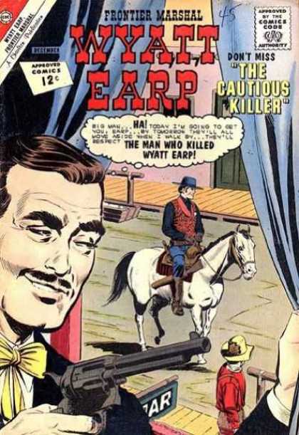 Wyatt Earp 45 - Cautious Killer - Sheriff - Horse - Rifle - Saddle