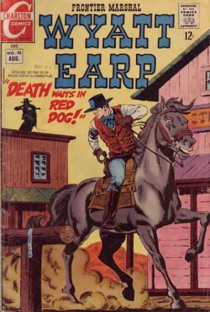 Wyatt Earp 70 - Wyatt Earp - Coyboy - Horse - Assasin - Charlton Comics