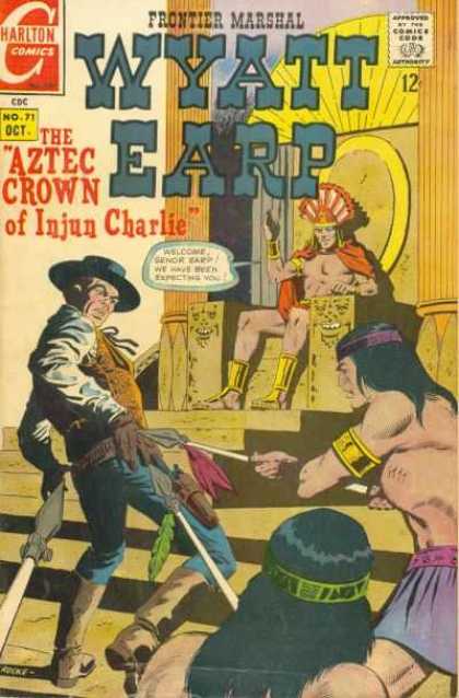 Wyatt Earp 71 - Frontier Marshal - Wyatt Earp - The Aztec Crown - Injun Charlie - Aztec
