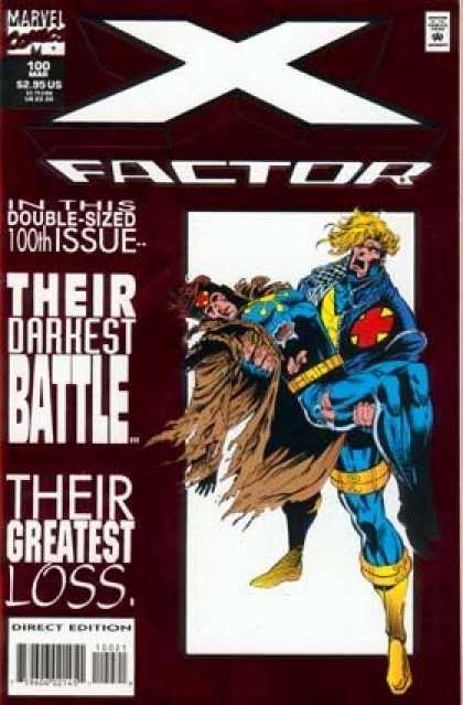 X-Factor 100 - Marvel Comics - Approved By The Comics Code - Mutant - Their Darkest Battle - Their Greatest Loss - Jan Duursema