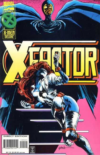 X-Factor 115 - Blue Cape - Pink Top - Steps - Ladder - Staircase - Steve Epting