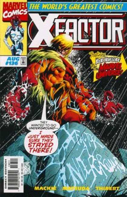 X-Factor 136 - Underground - Aug - Comics - Rock - Thibert
