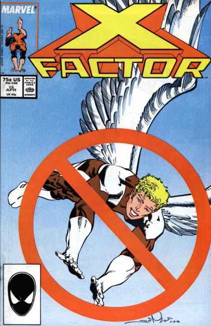 X-Factor 15 - Wings - Fly - No - Whtie - Sky - Walter Simonson