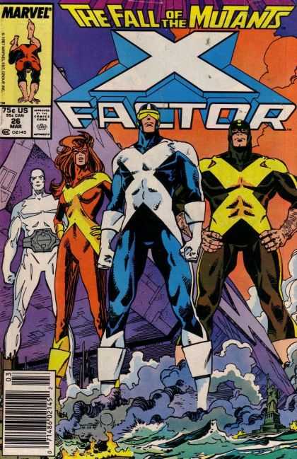 X-Factor 26 - Mutants - Mavel - March 26 - Factor - Blue - David Finch, Walter Simonson