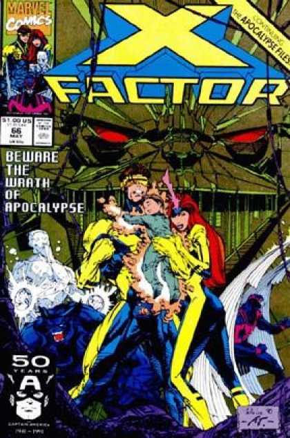 X-Factor 66 - Red Eyes - Superhero - Resquing - Superwoman - Mutants - Whilce Portacio