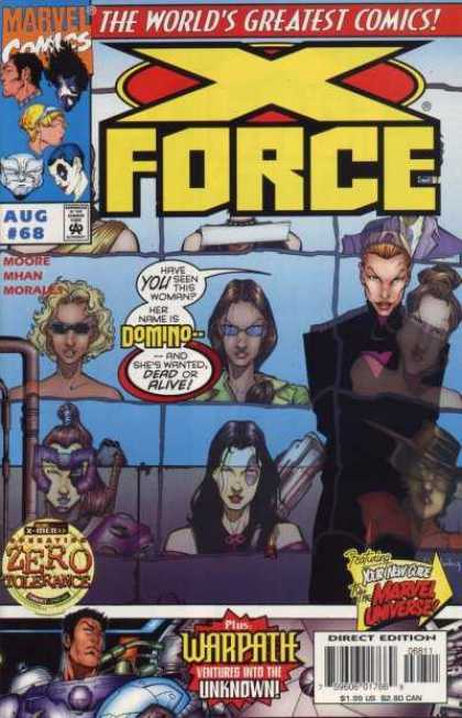 X-Force 68 - Marvel - Aug - 68 - Warpath - Domino - Mark Morales