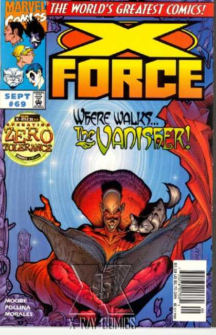 X-Force 69 - The Worlds Greatest Comics - Where Walks The Vanisher - Sept 69 - Cat - Big Book - Mark Morales