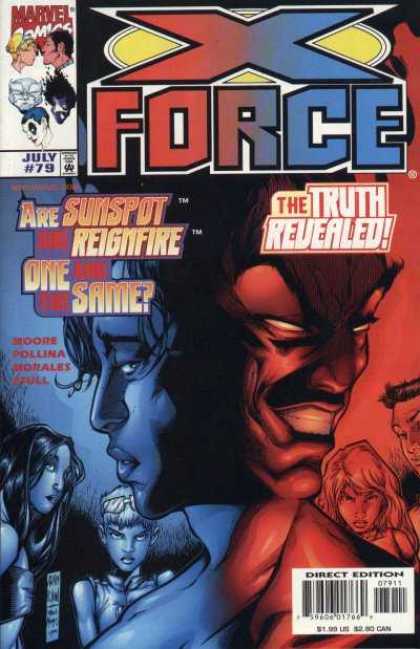 X-Force 79 - Marvel - The Truth Revealed - Men - Women - Direct Edition - Mark Morales