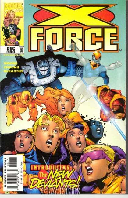 X-Force 84 - The New Deviants - Fantastic Four - Amazing - Action Packed - Xray Comics - Jim Cheung
