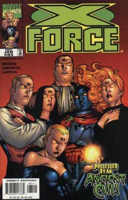 X-Force 85 - X-force - Marvel Comics - Possessed By An Ancient Evil - Mutants - Issue 85 - Jim Cheung