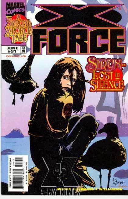 X-Force 91 - Special X-force Tale - June 91 - Lost In Silence - Siryn - Crows - Tommy Edwards
