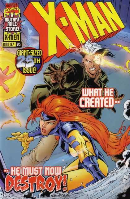 X-Man 25 - Mutant - D-men - Nate Grey - Fighting - Bud LaRosa