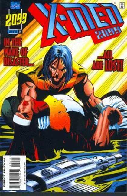 X-Men 2099 34 - 2099 - Disaster - Body - Death - Negative - Jan Duursema, Tom Smith