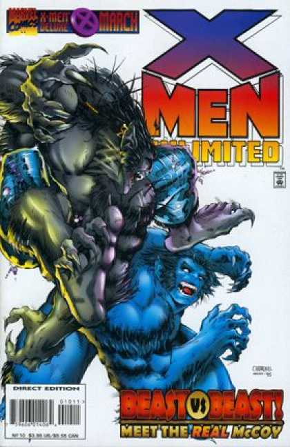 X-Men Unlimited 10 - Beast - Blue - Fangs - Long Nails - Big Ears - Paul Smith