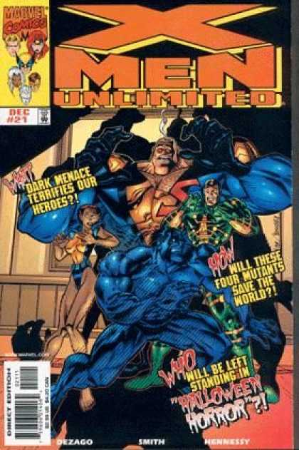 X-Men Unlimited 21 - Menace - Heroes - Mutants - Halloween Horror - Save The World - Andy Smith