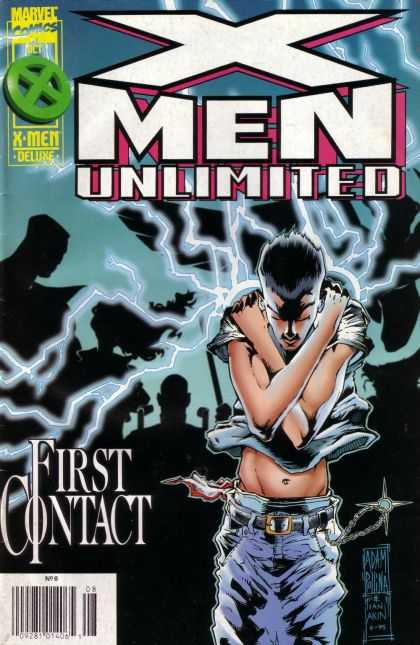 X-Men Unlimited 8 - Marvel - First - Contact - Lightning - Glowing - Laura Martin, Paul Smith