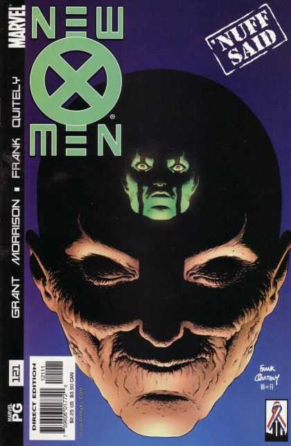 X-Men 121 - Marvel - Frank Quitely - Grant Morrison - Nuff Said - Green Head