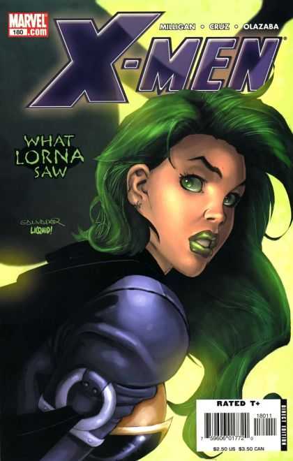 X-Men 180 - Woman - Fire - Greenlips - Sword - Eyes - Salvador Larroca