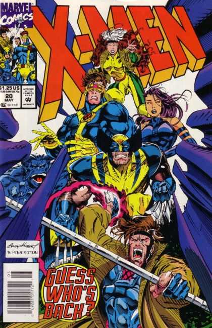 X-Men 20 - Guess Whos Back - Pennington - 20 May - Cyclops - Wolverine - Andy Kubert
