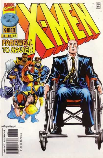 X-Men 57 - Wolverine - Rogue - Professor X - Wheelchair - Cyclops - Andy Kubert