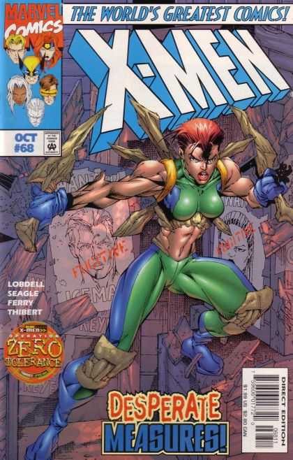 X-Men 68 - Marvel Comics - The Worlds Greatest Comics - Comics Code - Lobdell Seagle - Ferry Thibert - Carlos Pacheco
