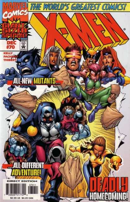 X-Men 70 - All New Mutants - Wolverine - Rogue - Storm - Deadly Homecoming - Carlos Pacheco