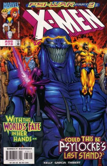 X-Men 78 - X-men - Psi-war - Marvel Comics - Psylocke - World Fate