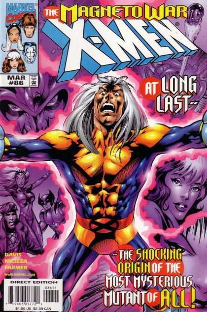 X-Men 86 - The Magneto War - At Long Last - Mar 86 - The Shocking Origin Of The Most Mysterious Mutant Of All - Nicieza - Alan Davis